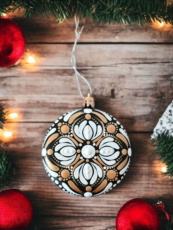 Mandala Weihnachtsanhänger