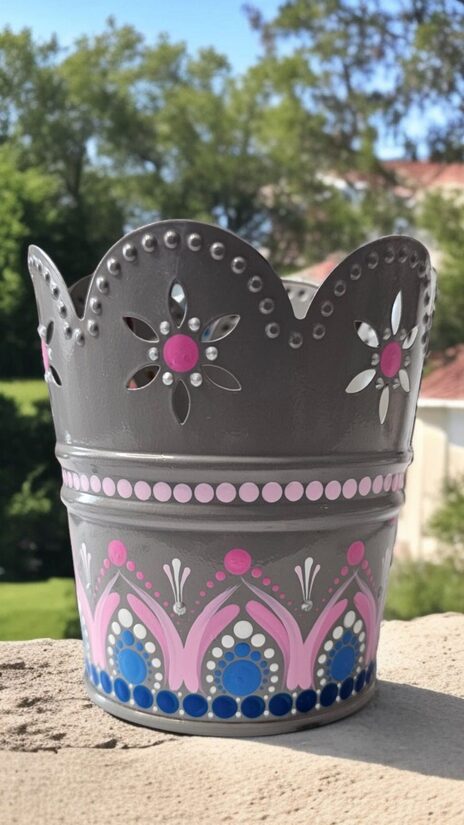 Blush Petal flower pot