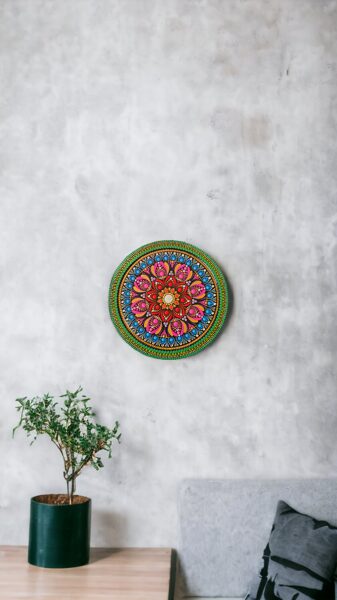 Mandala Painting Colorful