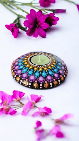 Mandala Tealight Holder