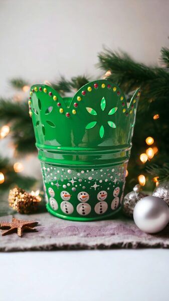  Snowman Flower Pot