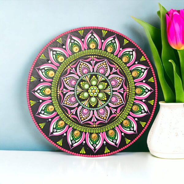 Mandala Bild Neon