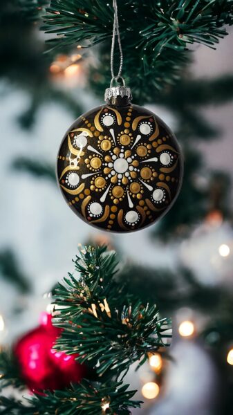 Christmas Tree Ornament Gold