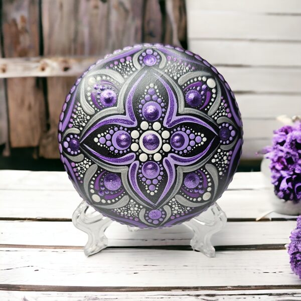 S Mandala Stone Purple