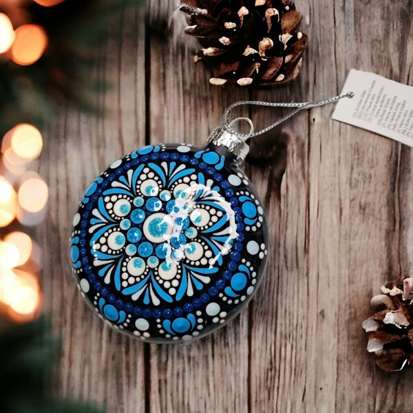 Christmas Tree Ornament – Shades of Blue